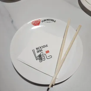 Cute plates and napkins.