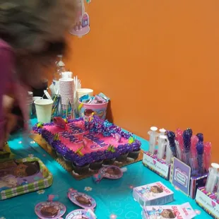 Private rooms for birthday parties are available
