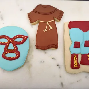 Nacho libre inspired cookies