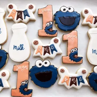 Cookie monster cookies