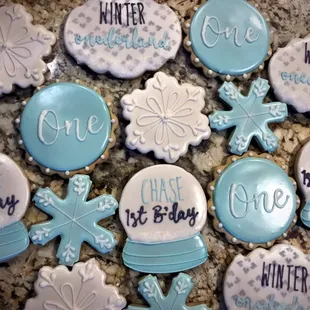 Winter Onederland first birthday⁣⁣