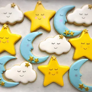 Baby shower cookies