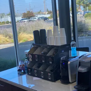 Coffe and tea station