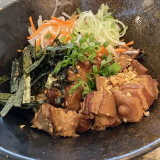 Pickle Mustard Cabbage and Pork Belly
