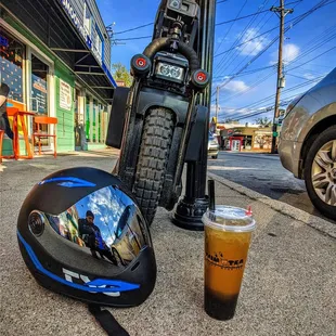 Just stopping by and grabbing some boba