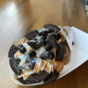 Bubble puff cake  your creation (3 toppings) (cloned)