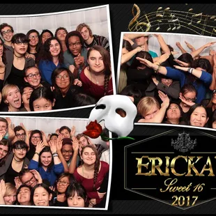 Sweet 16 B day trying to get all your friends in one pic!