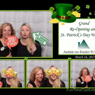 Grand re openings and St. Patrick's Day