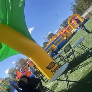 Bounce houses and pure fun