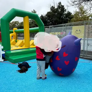 These inflatables are all over ad the kids love bouncing them around and jumping on them