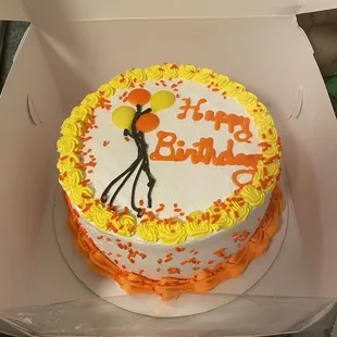 a birthday cake
