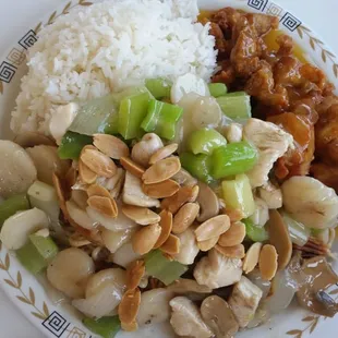 The Almond Chicken Was Very Good.  I Love It!!!