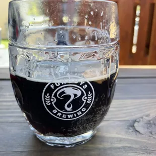 I&apos;m a sucker for a Dunkel.  This one is solid. (Sorry- it was so good I drank too much before the picture and missed part of the logo)