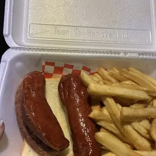 Links don't come with sauce