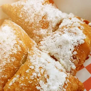 Beignets, well not what I am use too but they were good.