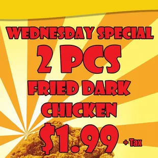 Wednesday Chicken Special