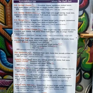 Prices change sometimes and there is a daily specialty menu they update everyday on their website.