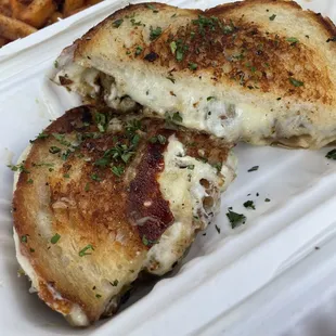 Lump Crab Grilled Cheese-has a sweet flavor if your a cheese person it's for you 3.5/5