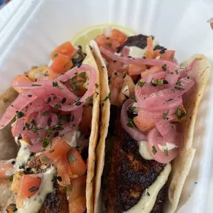 Grouper tacos--good not great 3.5/5