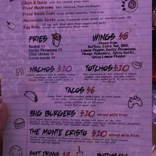 Food Menu