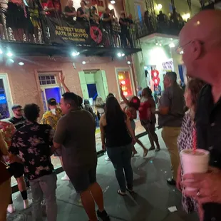 First place to throw Mardi Gras beads at me!
