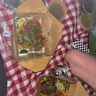 Birria Tacos at On The Green DTFW