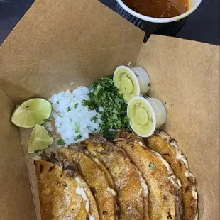 Order of Birria Taco with Consommé