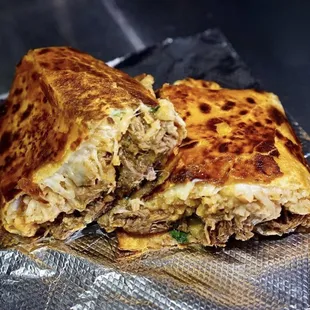 Birria tacos &amp; The Birria burrito