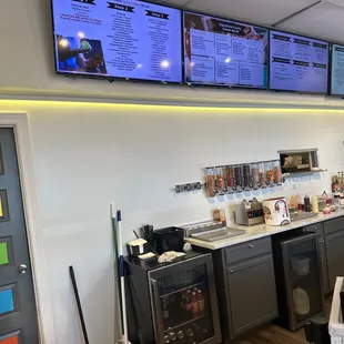 a kitchen with a lot of counter space