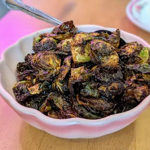 The Fried Brussels Sprouts with mysteriously delicious "King sauce"