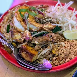 The Pad Thai Old Skool is a good portion with great texture and flavor.