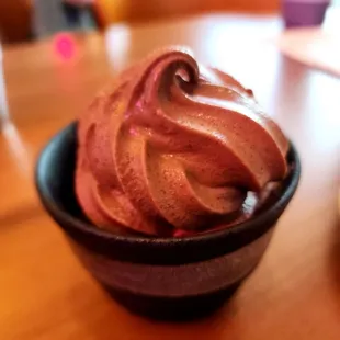 Chocolate soft serve