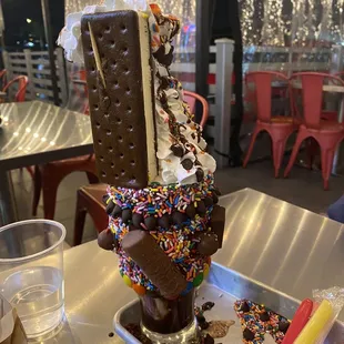 Chocolate Overload shake. Absolutely gorgeous and delicious, too.