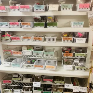All kinds of herbs and teas