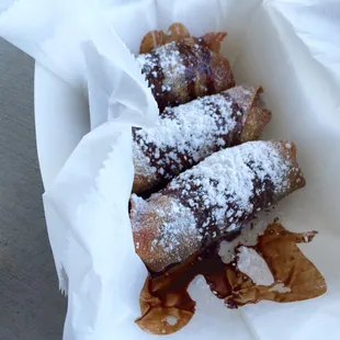 Chocolate egg roll