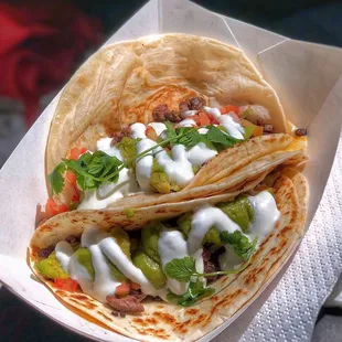 Quesadilla Tacos! Delicious!