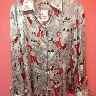 Because fancy ladies wear clothes with fancy ladies on them.