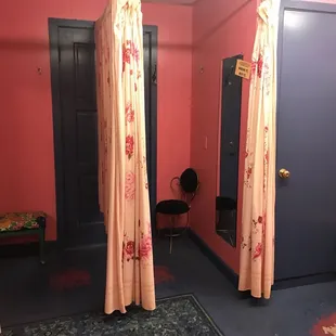 Fitting rooms