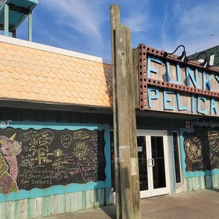 Front of Funky Pelican