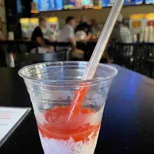 Tasty drink with zero alcohol.