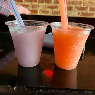 Grape Gatorade and peach Bellini