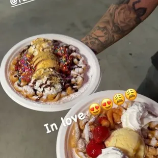 waffles, food