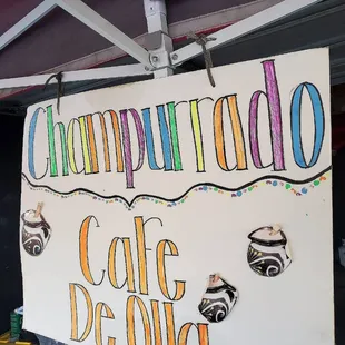 a sign for a cafe