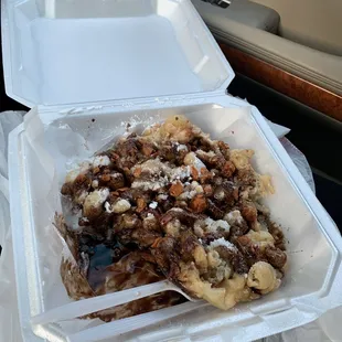 Butterfinger Funnel Cake