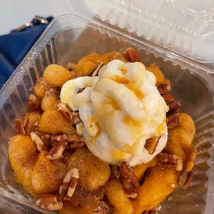 Butter Pecan funnel cake