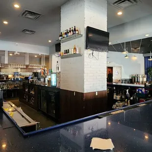 a man sitting at the bar