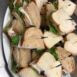 We Cater! Give us a call.