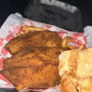 2 Piece Fish and Fries Special tilapia and fries