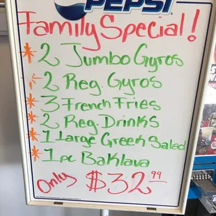 Family special....