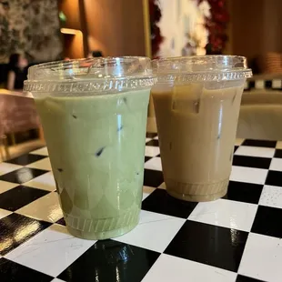 Summer Berry Matcha Latte, Southern Wedding Cake Latte